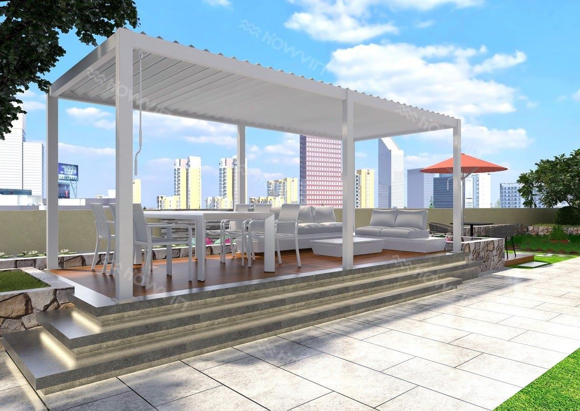 Outdoor Aluminum Pergola (4)