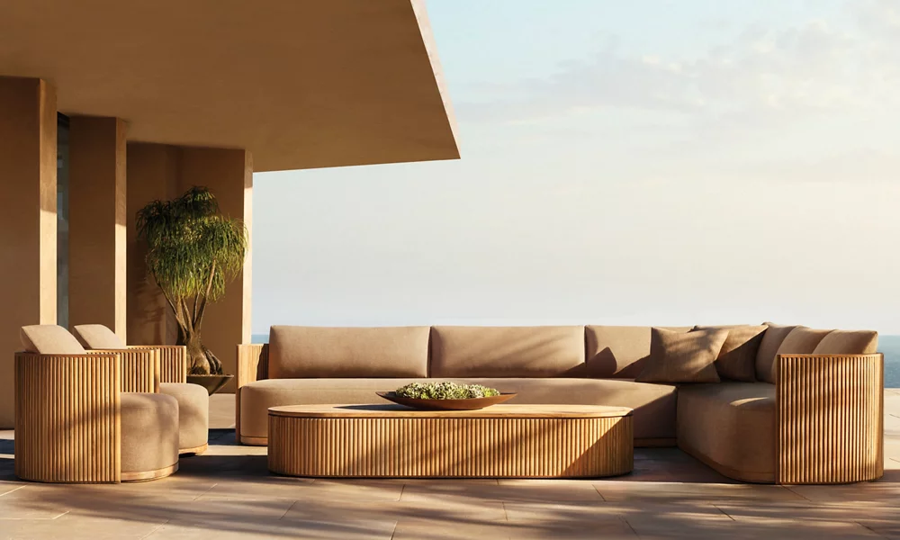 Set Sofa Luaran Byron Jati Premium|Perabot Howvin