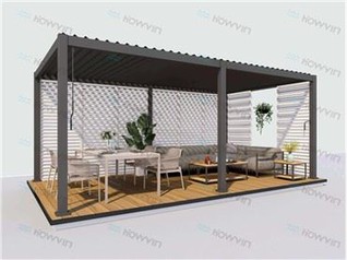 Pergola Bersalut Serbuk